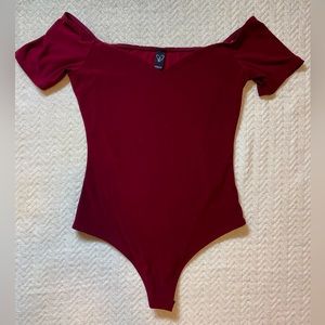Windsor burgundy body suit, medium